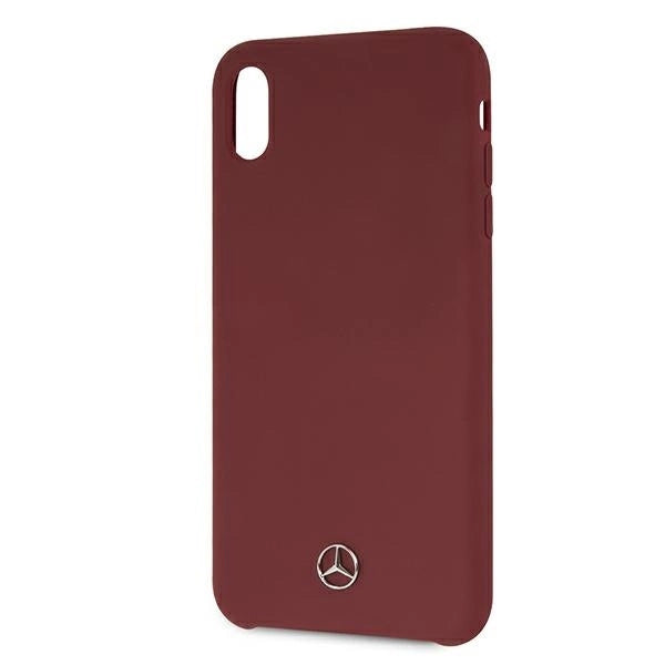 Mercedes MEHCI65SILRE iPhone Xs Max czerwony/red hardcase Silicone Line_2
