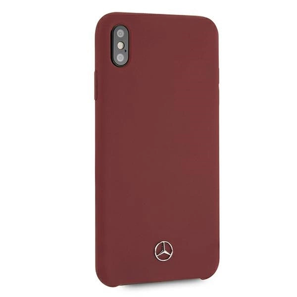 Mercedes MEHCI65SILRE iPhone Xs Max czerwony/red hardcase Silicone Line_4