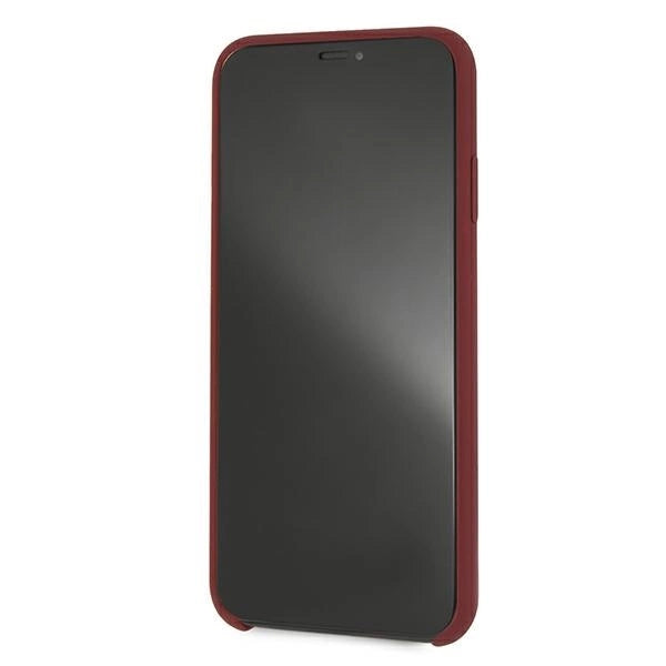 Mercedes MEHCI65SILRE iPhone Xs Max czerwony/red hardcase Silicone Line_5