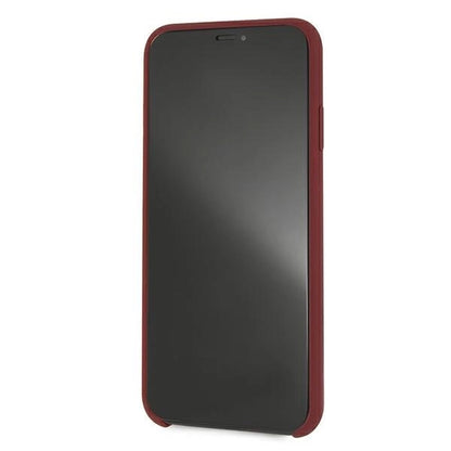 Mercedes MEHCI65SILRE iPhone Xs Max czerwony/red hardcase Silicone Line_5