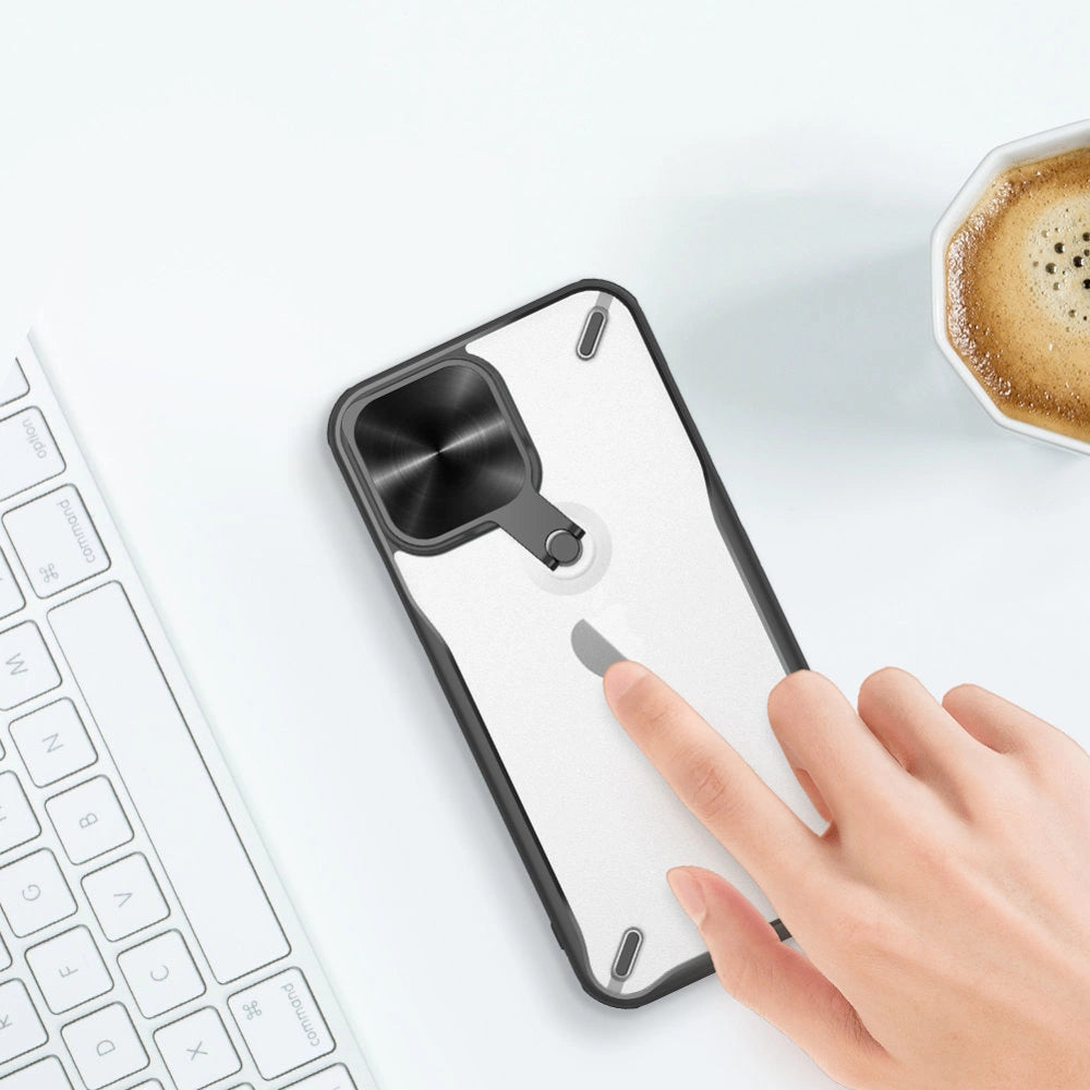 Nillkin Cyclops Case durable case with camera cover and foldable stand for iPhone 13 Pro Max black_16