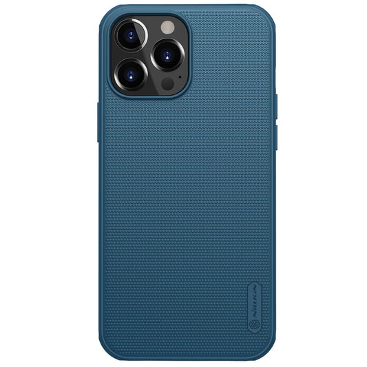 Nillkin Super Frosted Shield reinforced case, cover for iPhone 13 Pro, blue_0