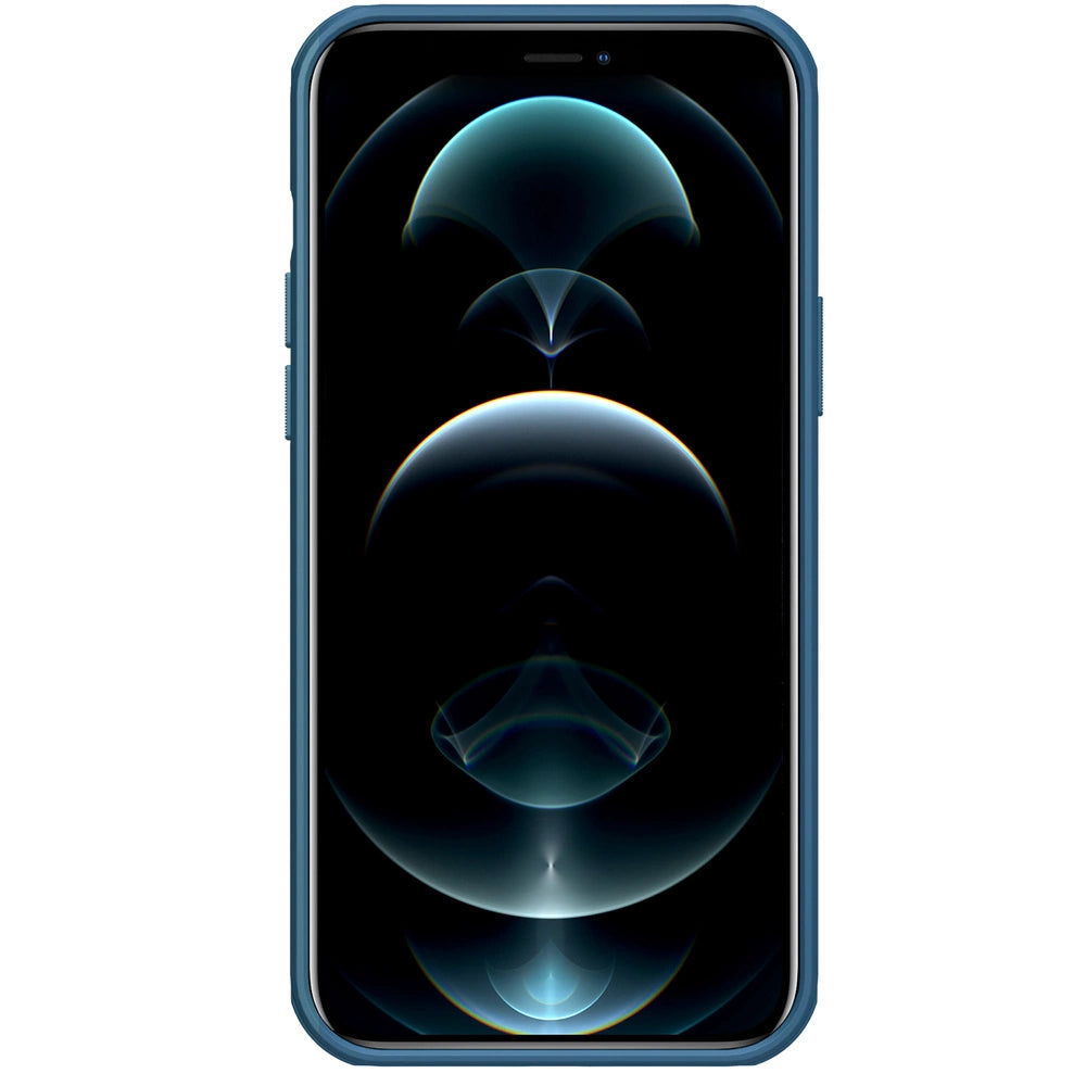 Nillkin Super Frosted Shield reinforced case, cover for iPhone 13 Pro, blue_1