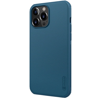 Nillkin Super Frosted Shield reinforced case, cover for iPhone 13 Pro, blue_2