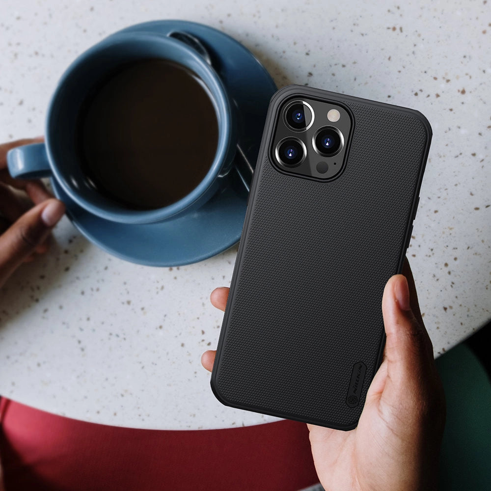 Nillkin Super Frosted Shield reinforced case cover for iPhone 13 Pro Max black_11