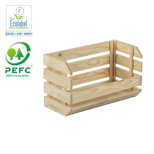 Caixa empilhÃ¡vel evolution 60x28,5x35,3cm sem verniz 100% pefc cert astigarraga_0
