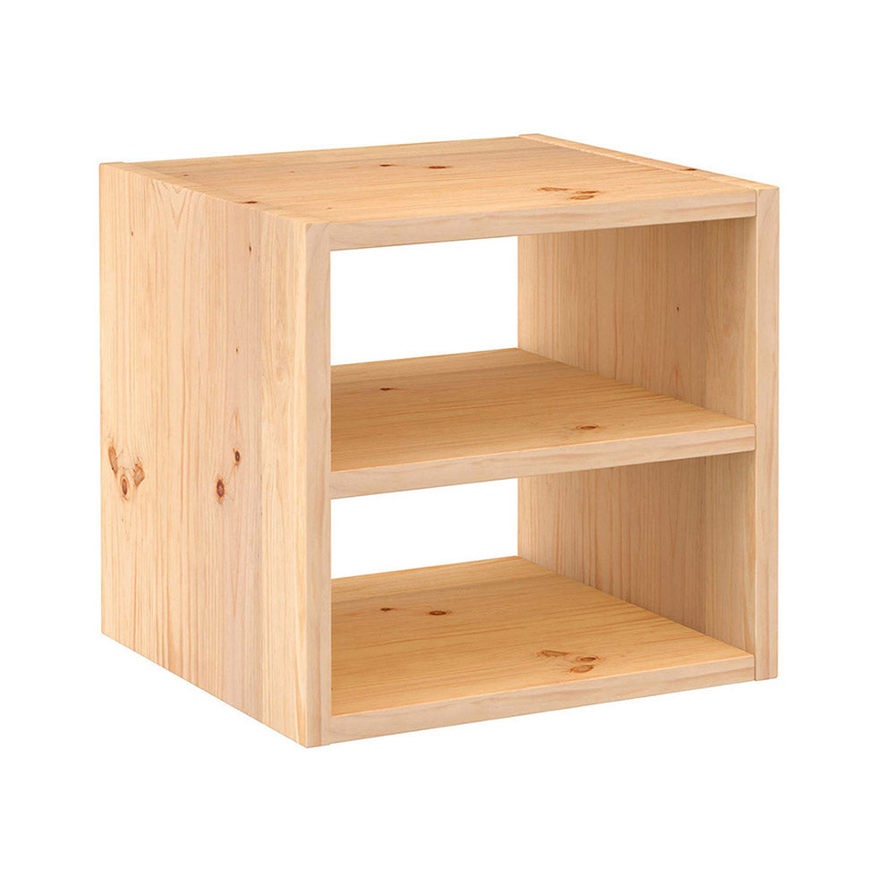 Estante modular 1 cubo + prateleira intermÃ©dia dinamic pinho maciÃ§o 36,2x33x36,2cm astigarraga_0