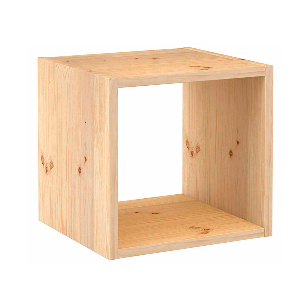 Estante modular 1 cubo dinamic pinho maciÃ§o 36,2x33x36,2cm astigarraga_0
