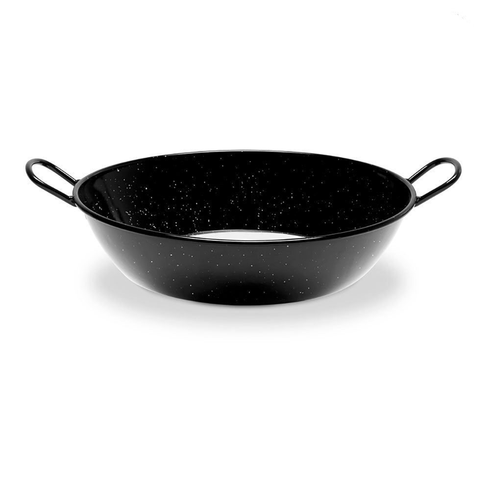 Frigideira funda esmaltada com pegas para induÃ§Ã£o-vitrocerÃ¢mica Ã¸36cm. vaello_0