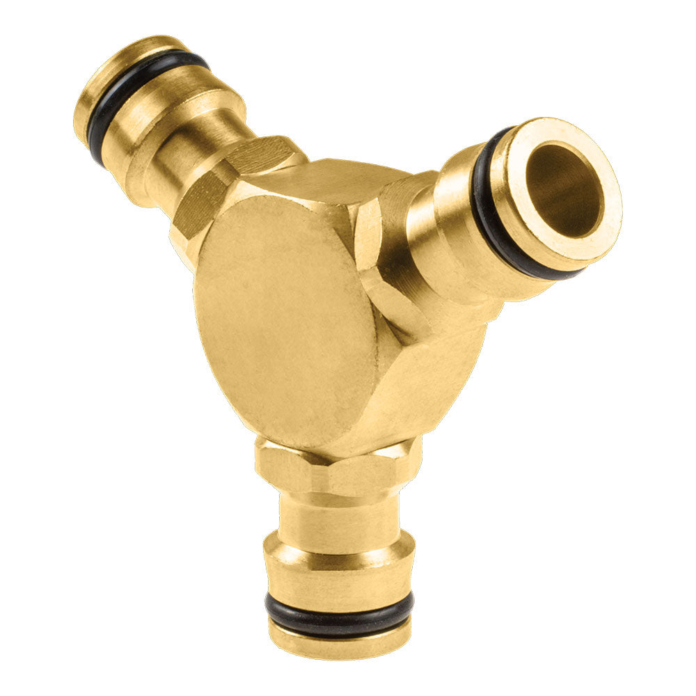 Conector de 3 vias latÃ£o brass cellfast_0