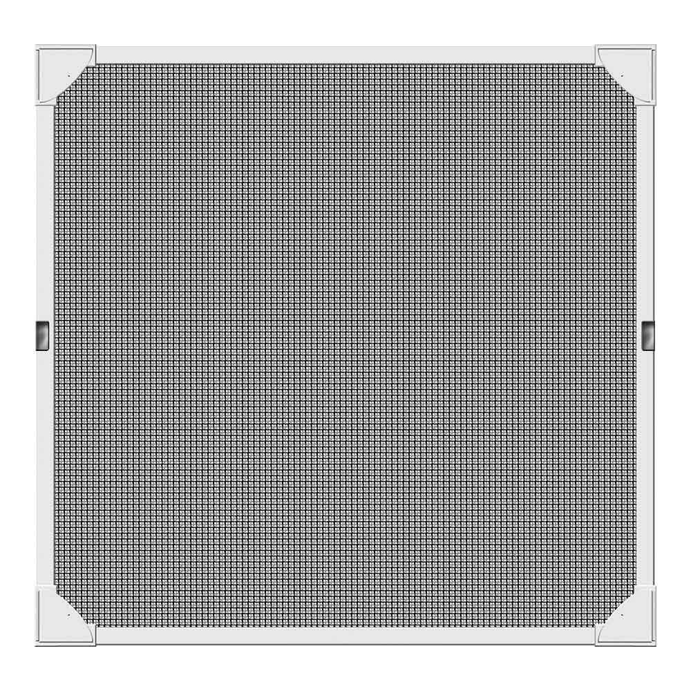 Mosquiteira com moldura magnetica branca 120x120cm_0