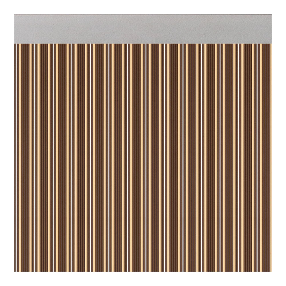Cortina per porta modelo "ferrara" opaca castanho-marfim 90x210cm m63122 acudam_0