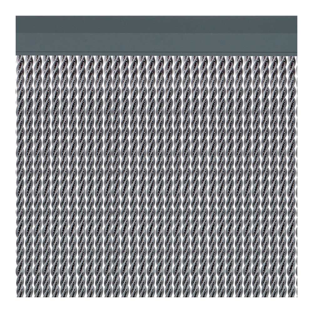 Cortina per porta modelo "manacor" cor prata 90x210cm m63577 acudam_0