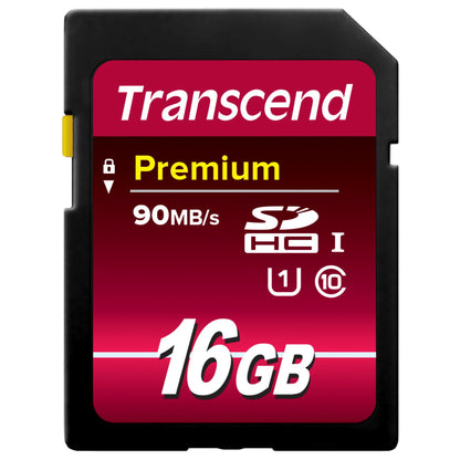 Cartão de Memória Transcend 16GB SDHC Class 10 TS16GSDHC10_0