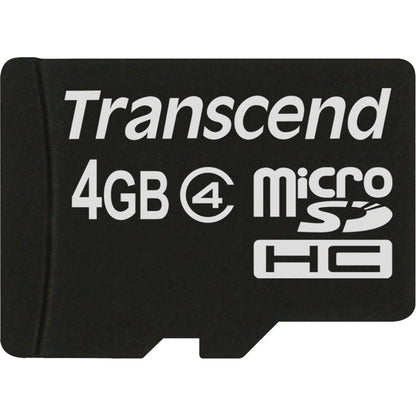 Cartão de Memória Transcend 4GB Micro SDHC Class 4 + Adaptador