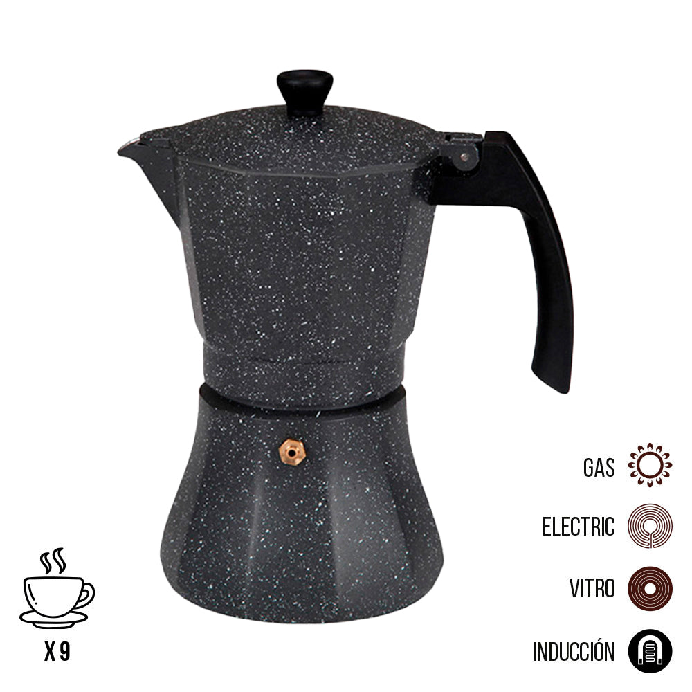 Cafeteira de alumÃ­nio de 9 chÃ¡venas_0