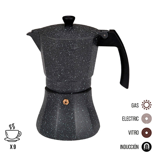 Cafeteira de alumÃ­nio de 9 chÃ¡venas_0
