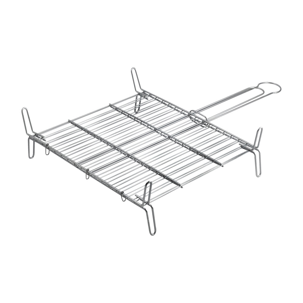 Grelha dupla com pes 40x40cm - 2 lados gourmet kitchen_0