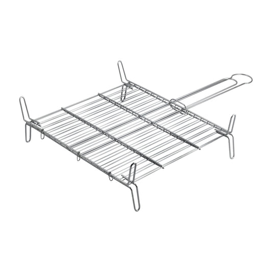 Grelha dupla com pes 40x40cm - 2 lados gourmet kitchen_0