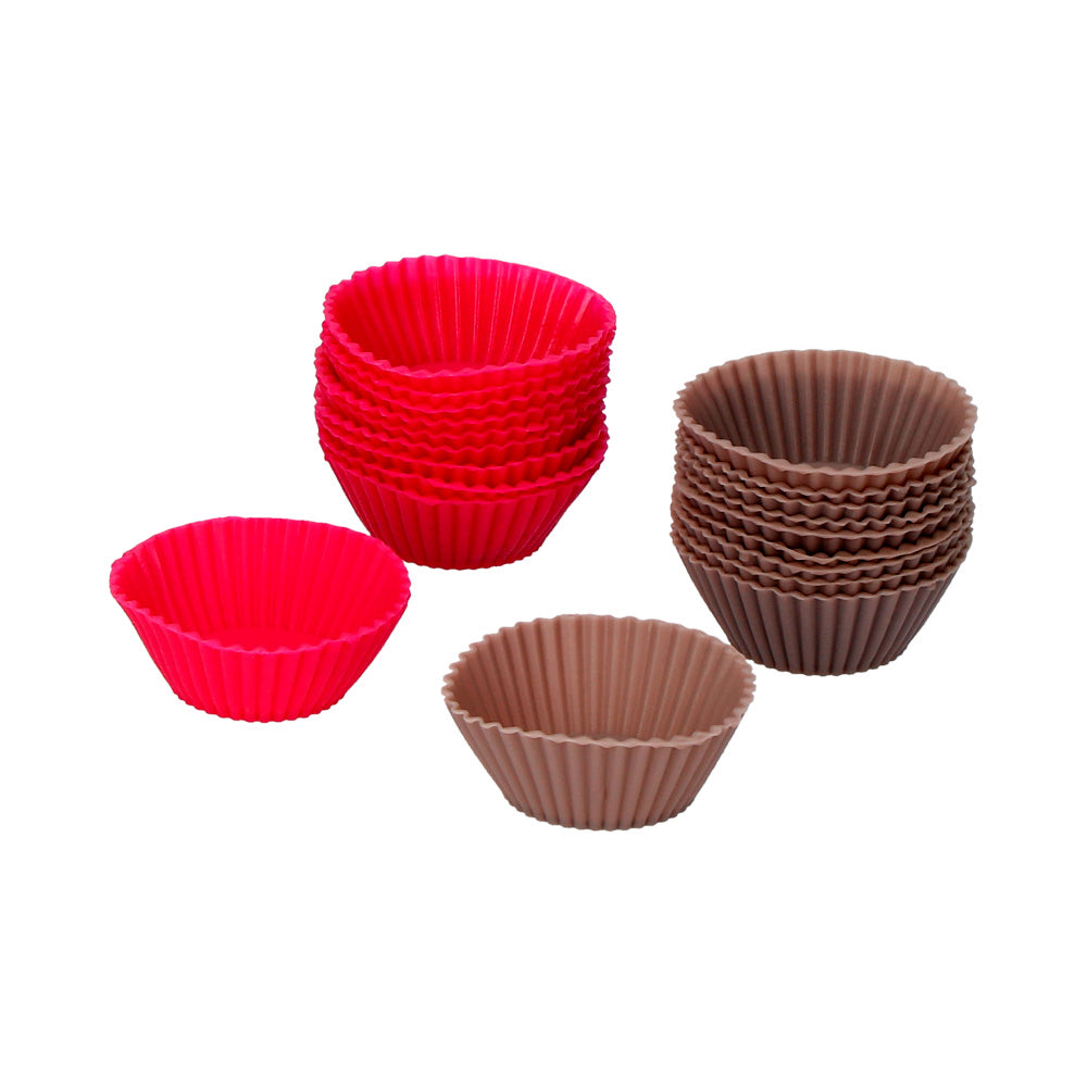 Forma de silicona madalena 6 unid. Ã¸5cm cores/modelos diversos_0