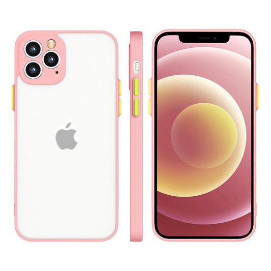 Milky Case silicone flexible translucent case for Samsung Galaxy A42 5G pink_0