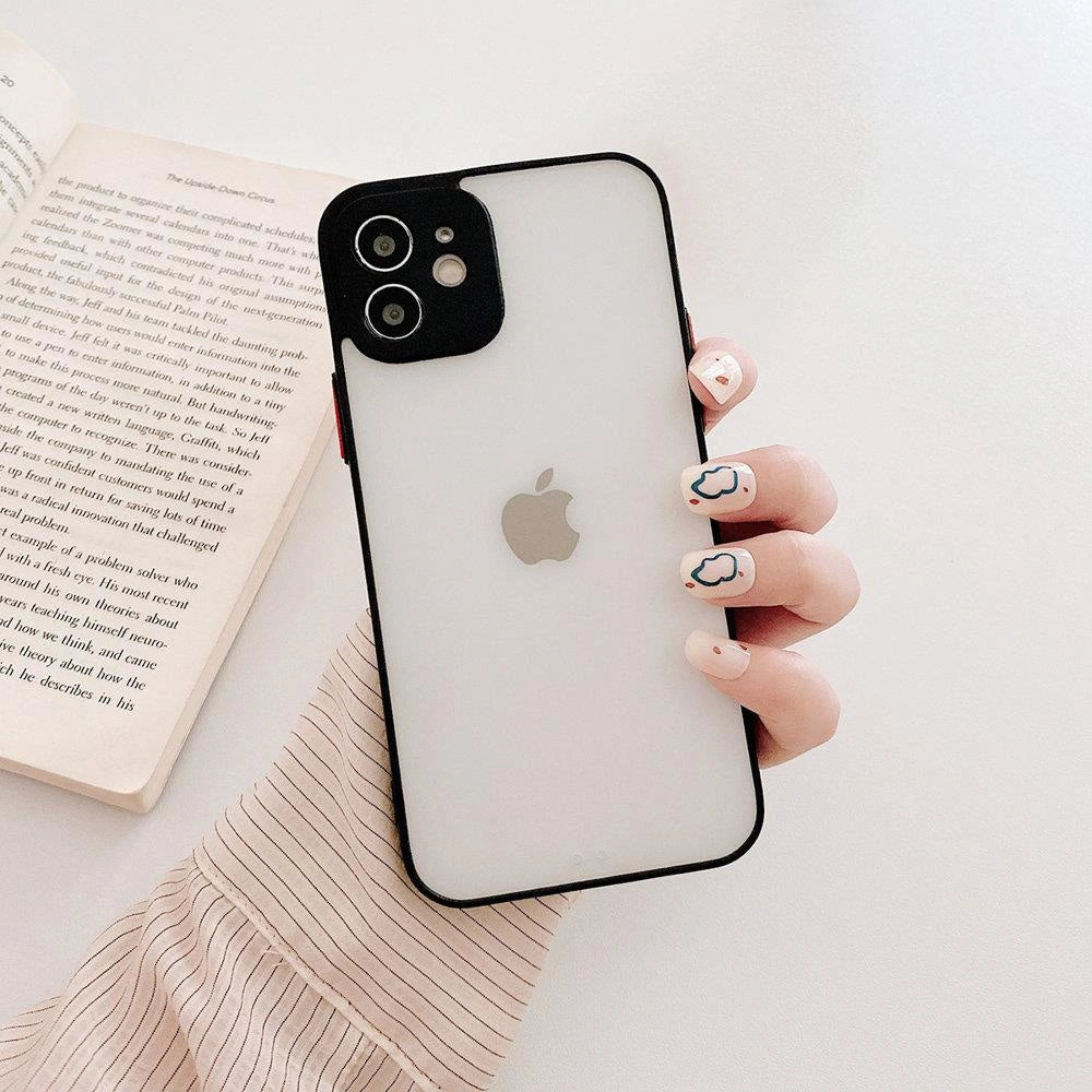 Milky Case Silicone Flexible Translucent Case for Xiaomi Redmi 9T Black_1