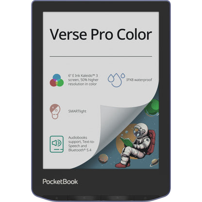 Leitor de Ebooks PocketBook Verse Pro 6" 64GB Stormy Sea POCKETBOOK