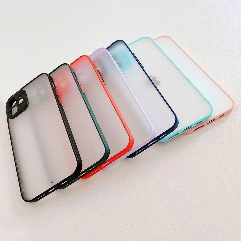 Milky Case silicone flexible translucent case for Samsung Galaxy A72 4G navy blue_12