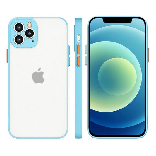 Milky Case silicone flexible translucent case for Samsung Galaxy A72 4G blue_0
