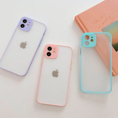 Milky Case silicone flexible translucent case for Samsung Galaxy A72 4G blue_3