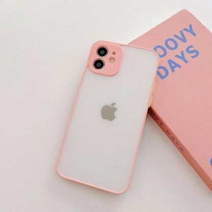Milky Case silicone flexible translucent case for Samsung Galaxy A72 4G pink_1