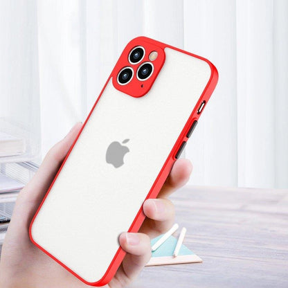 Milky Case silicone flexible translucent case for Samsung Galaxy A22 4G red_10