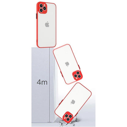 Milky Case silicone flexible translucent case for Samsung Galaxy A22 4G red_11