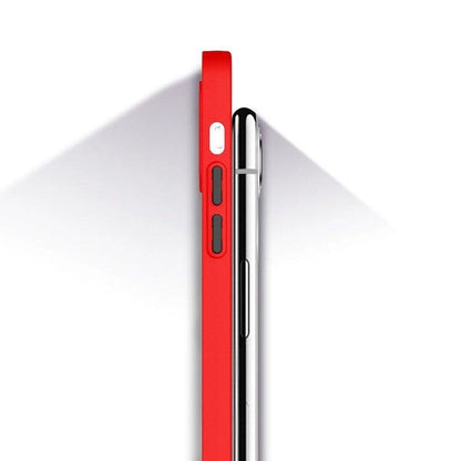 Milky Case silicone flexible translucent case for Samsung Galaxy A22 4G red_6