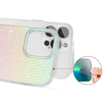 Kingxbar Travel Series luxurious elegant case for iPhone 13 Pro blue-orange (Clouds)_3