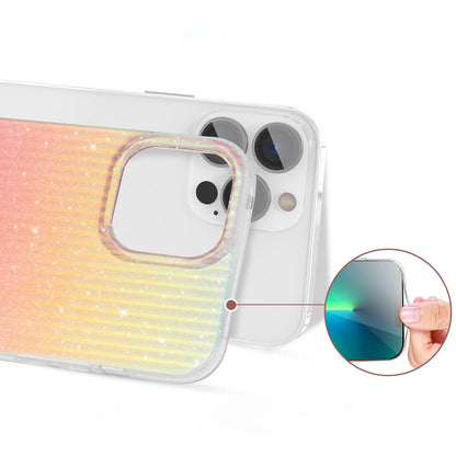 Kingxbar Travel Series luxurious elegant case for iPhone 13 Pro orange (Sunset)_4
