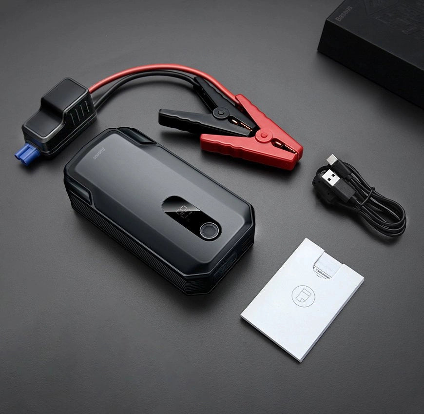 Powerbank / Baseus Super Energy Max Car Jump Starter, 20000mAh, 2000A, USB (Black)_32