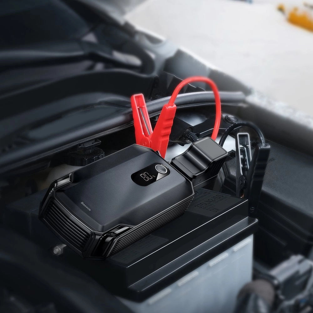 Powerbank / Baseus Super Energy Max Car Jump Starter, 20000mAh, 2000A, USB (Black)_16