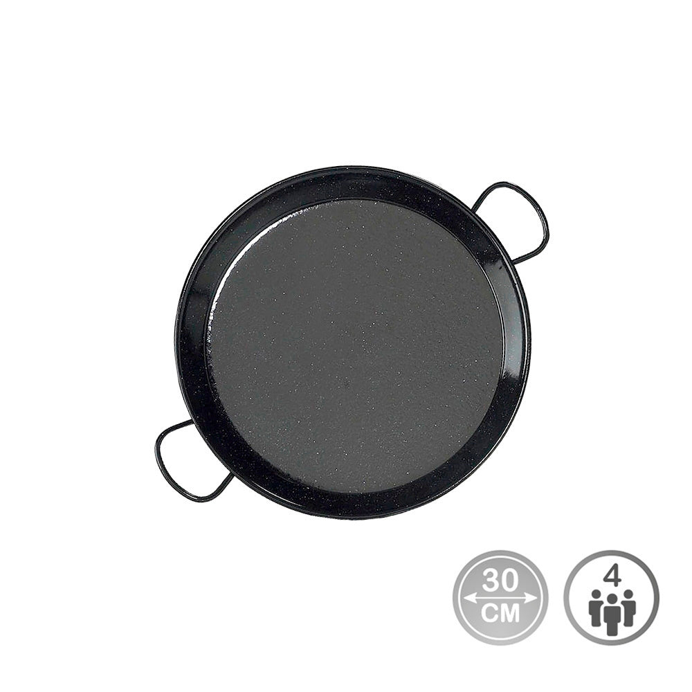 Figideira de esmaltada para induÃ§Ã£o e vitrocerÃ¢mica Ã¸30cm (4 porÃ§Ãµes). vaello_0
