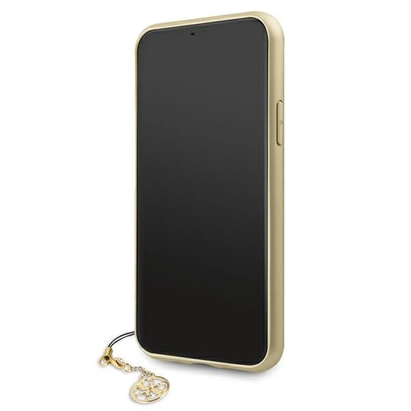 Guess GUHCN61GF4GGR iPhone 11 6.1" / Xr grey/gray hard case 4G Charms Collection_3