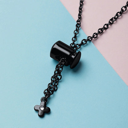 Metal bracelet for Xiaomi Mi Band 3 / 4 / 5 / 6 band strap - black_3