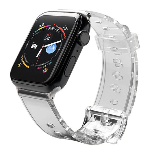 Silicone Strap Bracelet Bracelet Strap Light for Apple Watch 42 / 44 mm - Black_0