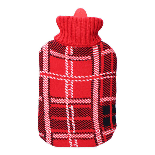 Botija de Ã¡gua quente. modelo clÃ¡ssico escocÃªs vermelho 2 l_0