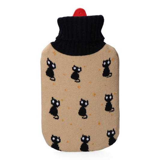 Botija de Ã¡gua quente. modelo gatos pretos 2 l_0