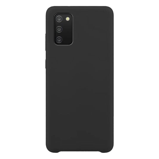 Silicone Case Soft Flexible Rubber Cover for Samsung Galaxy A03s black_0