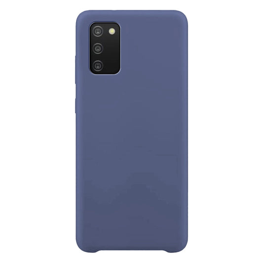 Silicone Case Soft Flexible Rubber Cover for Samsung Galaxy A03s blue_0