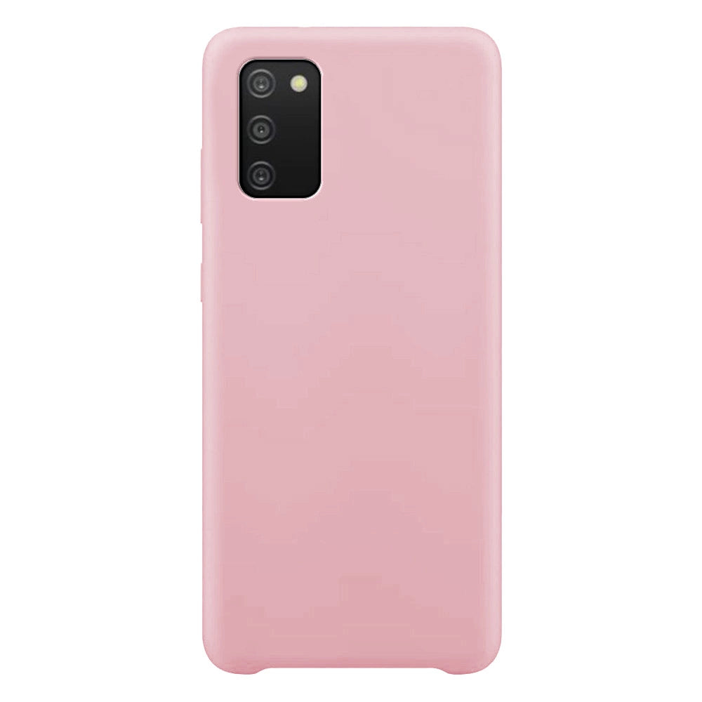 Silicone Case Soft Flexible Rubber Cover for Samsung Galaxy A03s pink_1