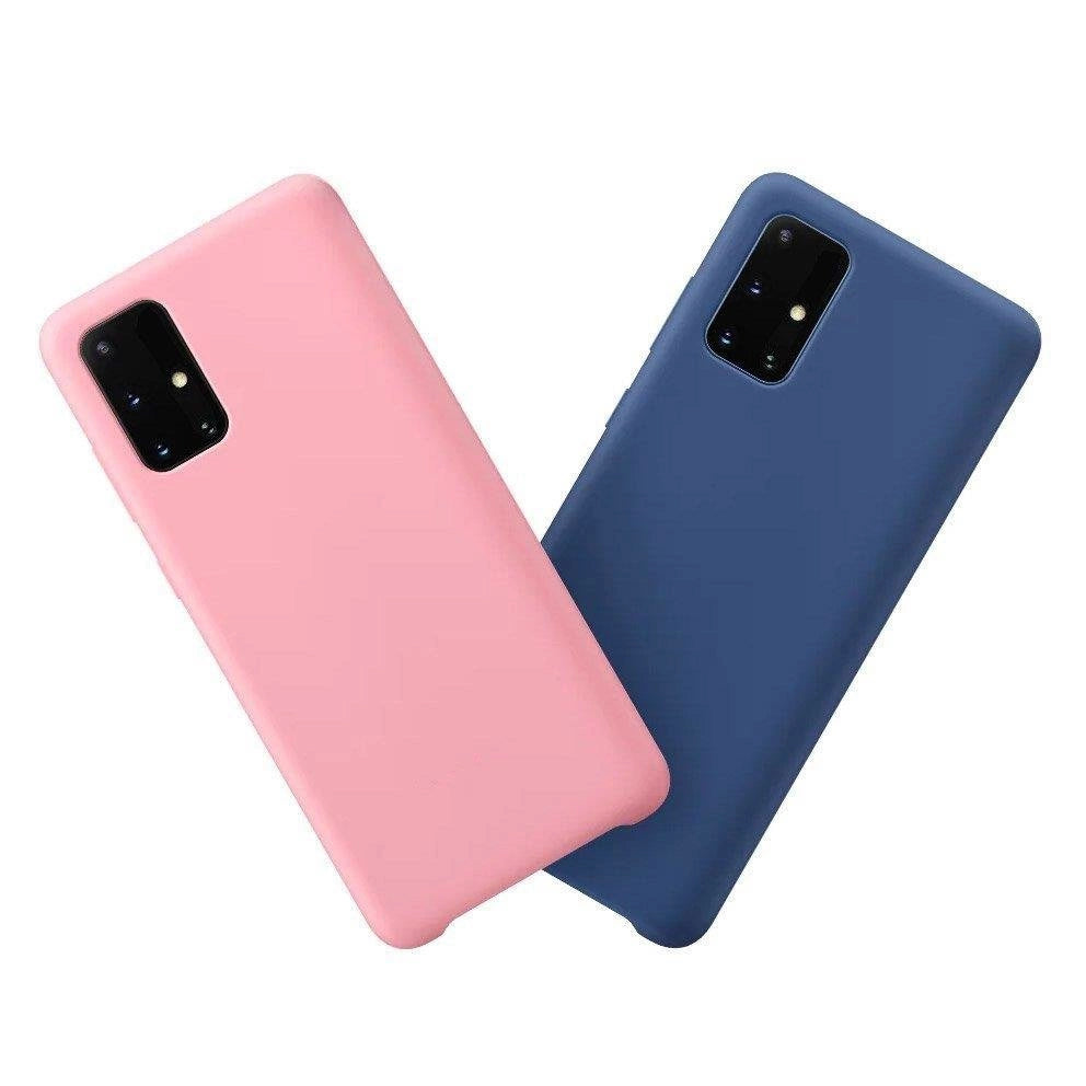 Silicone Case Soft Flexible Rubber Cover for Samsung Galaxy A03s pink_2