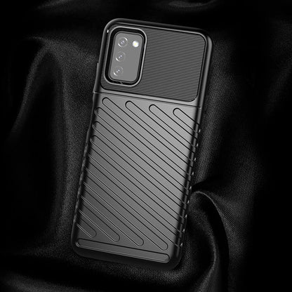 Thunder Case Flexible Tough Rugged Cover TPU Case for Samsung Galaxy A03s black_6