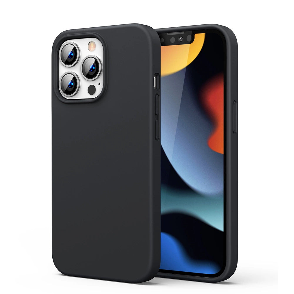 Ugreen Protective Silicone Case rubber flexible silicone case cover for iPhone 13 Pro black_0